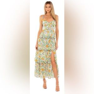 ASTR Midsummer Floral Midi Dress - NWT - Size Small - Multicolor Floral